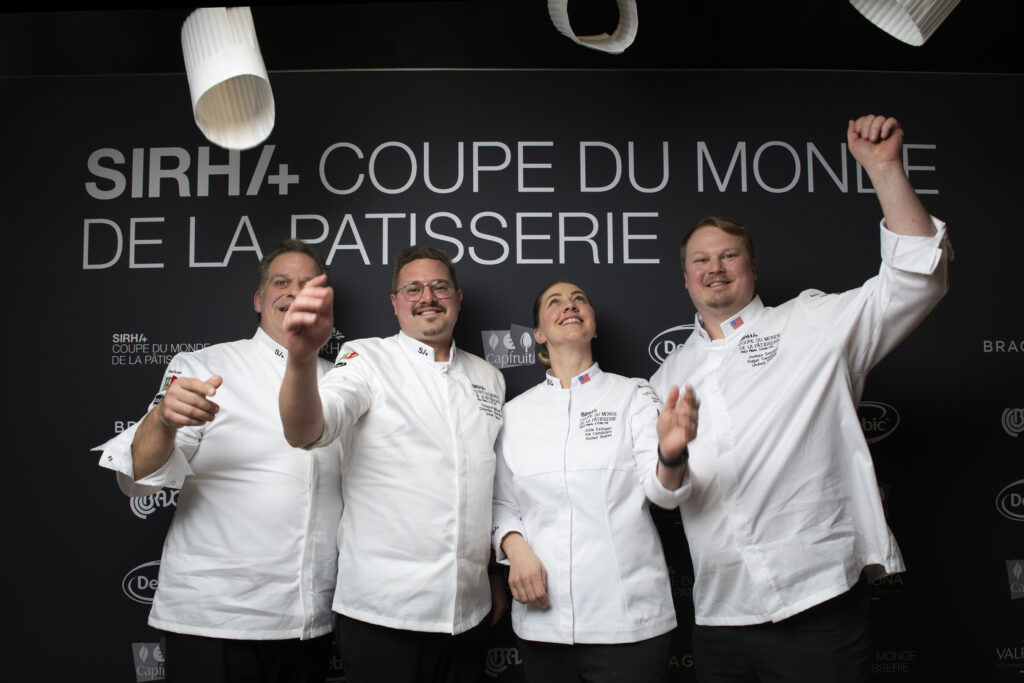 Club Coupe du Monde Team U.S.A.'s Restaurant-Style Dessert presentation at  the 2023 Coupe du Monde de la Pâtisserie – Pastry Team USA