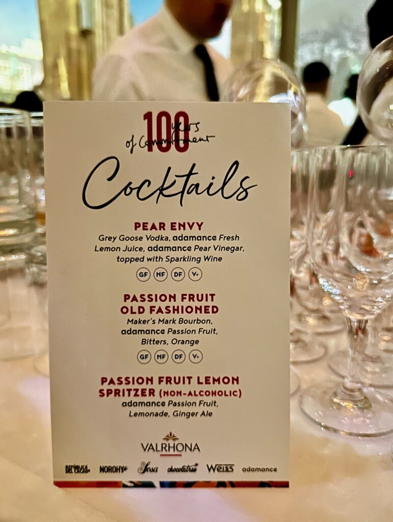 Valrhona party cocktails