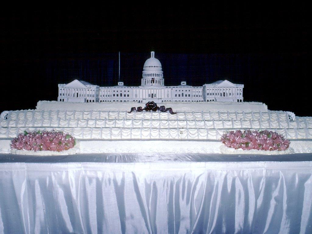 Capitol Building by Bob Bennett Reagan Inaguration
