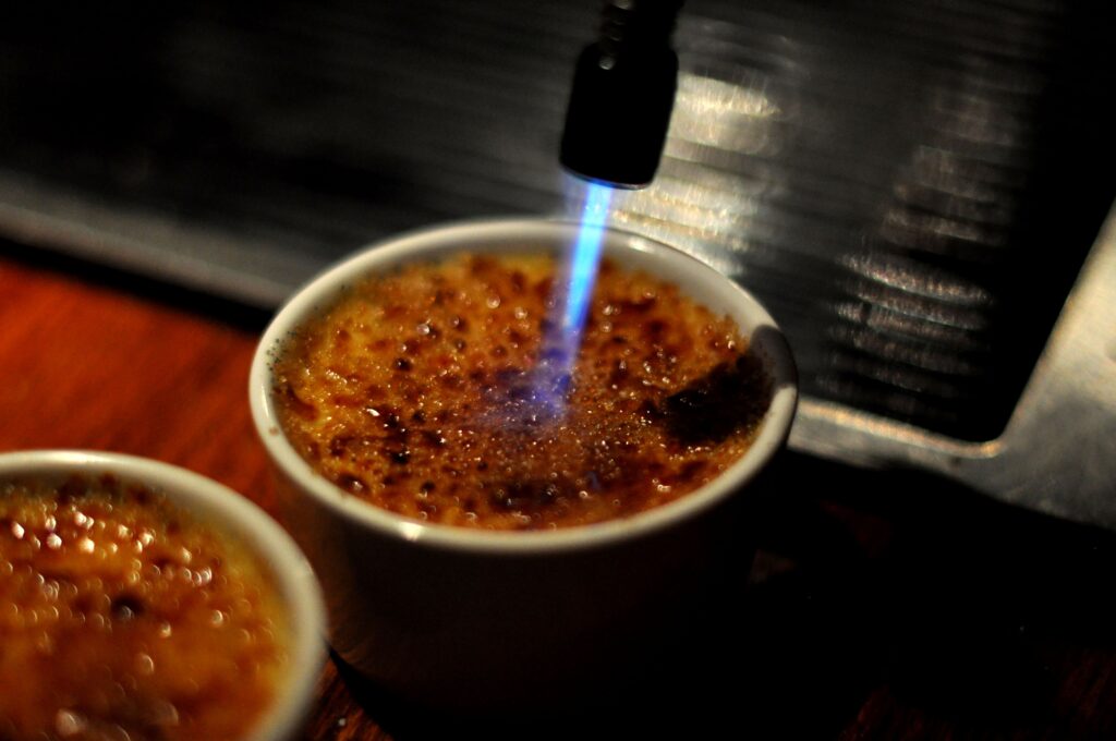 creme brulee torched